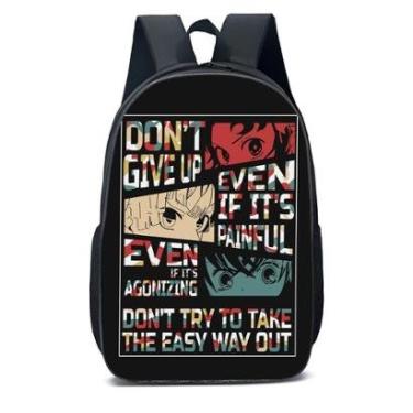 Imagem de MOCHILA ESCOLA INFANTIL JUVENIL ANIME MENINO MONSTRO-Unissex