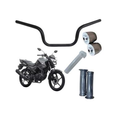 Imagem de Guidão Factor Fazer 2022 E Anos Seguinte Com Manopla Roldana E Pezinho