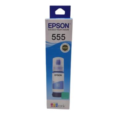 Imagem de Refil de tinta epson t555220 ciano p/l8180