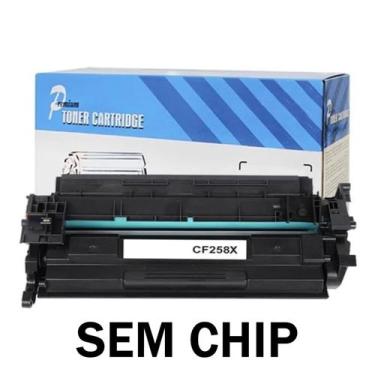 Imagem de Toner Compatível CF258X Cf258X SEM CHIP 58X P/ Impressora M404n M428fd