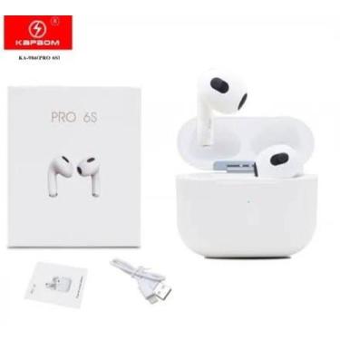Imagem de Fones de Ouvido Pro 6S Wireless  Branco  KA-986 KAPBOM