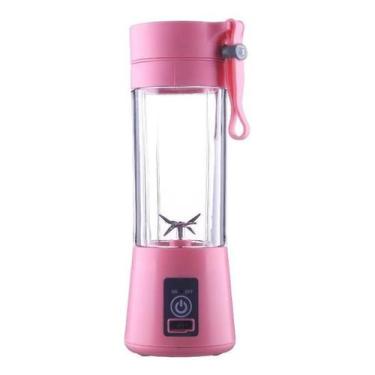Imagem de Mini Liquidificador Portátil Bateria Recarregavel - Rosa - Import, Ros