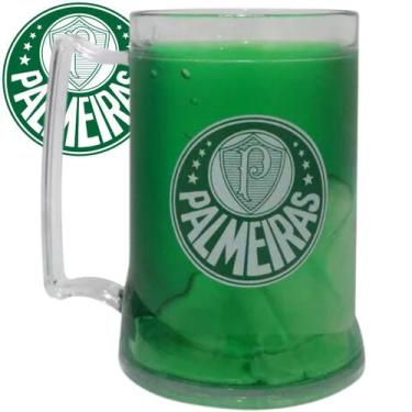 Imagem de Caneca De Gel Palmeiras Futebol Mantém Sua Bebida Sempre Gelada Presen