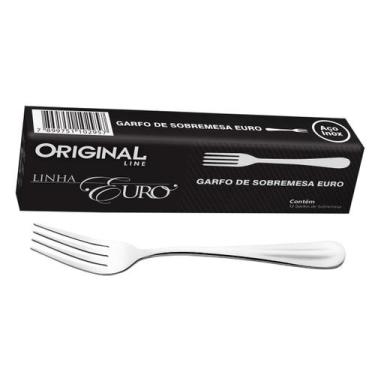 Imagem de Garfos Para Sobremesa Inox Euro com 12 Pçs Original Line