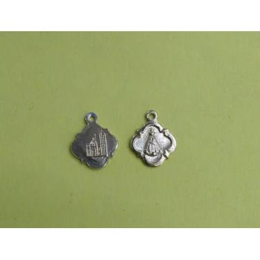 Imagem de Kit 100 Medalhas De Nossa Senhora Aparecida Com A Basílica - CAF