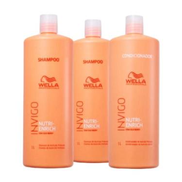 Imagem de Kit Wella Shampoo Nutri-Enrich 1L, Shampoo Nutri-Enrich 1L, Condiciona