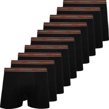 Imagem de Kit 10 Cuecas Lupo Original Boxer Em Algodão Box Masculina Cotton Adul
