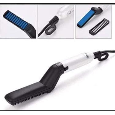 Imagem de Chapinha Prancha Barba Escova Quente Masculina BARBA - BCS, Bivolt