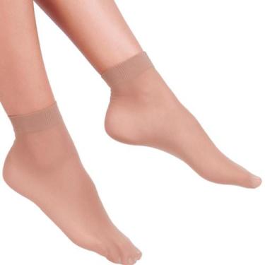 Imagem de Meia Loba Soquete Fina Fio 20 5530-001, Natural peach, UN