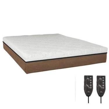 Imagem de Colchão Magnético Massageador - Eco Premium - Eco New, Marrom, Casal