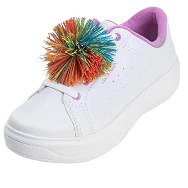 Imagem de Tênis Casual Infantil Pink Cats V3061 Branco 31