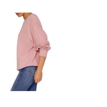 Imagem de Blusa Moletom Flanelado Gola Careca Sem Capuz - ON LIT, Rosa bebê, M