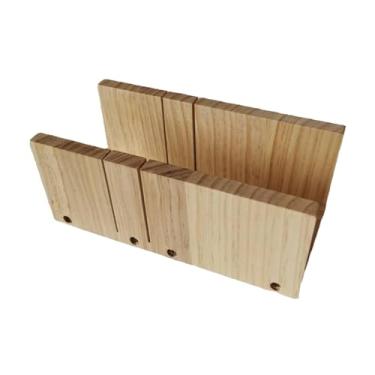 Imagem de Generic Cortador de sabão de madeira, cortador de sabão resistente, cortador de sabão, máquina fatiadora para cozinha, manteiga, biscoito, acessórios de vela