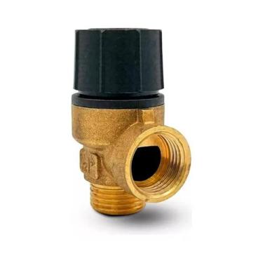 Imagem de Válvula De Alívio Segurança Macho / Fêmea 3 Bar 1/2 Boiler - Emmeti