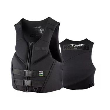 Imagem de Colete Náutico Homologado ProLife JetSki Lancha Preto EG V4