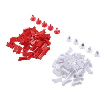 Imagem de 80pcs RC Roadblocks Com 10pcs Cones de Tráfego, Barreiras de Pista de Deriva para Todos Os Carros de Controle Remoto
