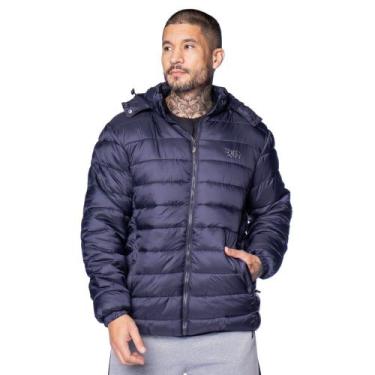 Imagem de Jaqueta Puffer Masculina Red Nose Forro Peluciado com Capuz Marinho, M