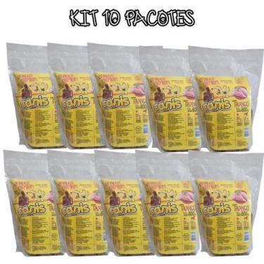 Imagem de Biscoito Pet Petisco para Cachorro Bifinho Frango 10un - CANIS