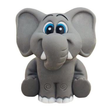 Imagem de Brinquedo De Vinil Para Bebê A Partir De 3 Meses - Elefante - Maralex