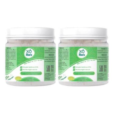 Imagem de Sal Lavagem E Higienização Nasal, Alívio, Nariz 500g Kit C/2 - Xô Ites