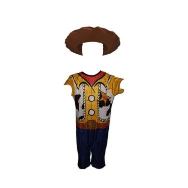 Imagem de Fantasia Roupa Infantil Woody Com Chapéu - Bililika, Colorido, M