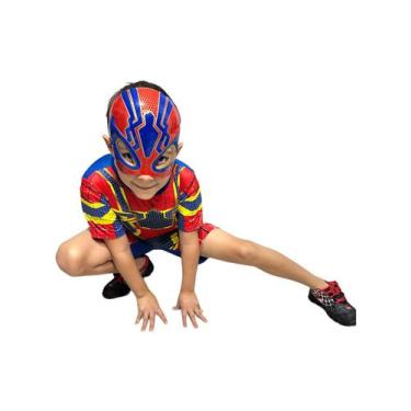 Imagem de Fantasia Curta Aranha Sem Volta Para Casa Masc Luxo - Compra Certa, P 