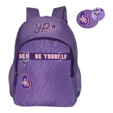 Imagem de Mochila Feminina Love Coração Juvenil Yepp Costas Preta Gran