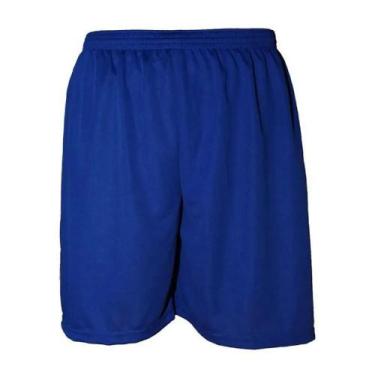Imagem de Kit com 10 Calções Esportivos na Cor Azul - TRB