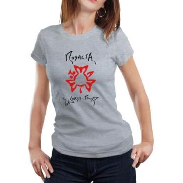 Imagem de Camiseta Feminina Baby Look Show Rosalía Motomami Word Tour Pop - SEMP