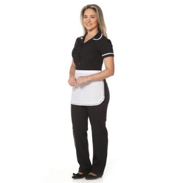 Imagem de Uniforme secretária do lar doméstica babá Camisete + Calça operacional