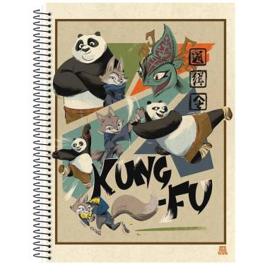 Imagem de Caderno Univ. 80 Folhas DreamWorks Kung Fu Panda - Animativa