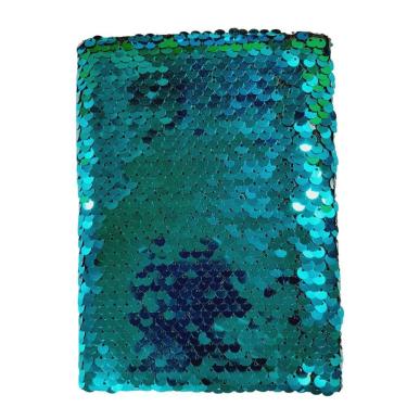 Imagem de Agenda Permanente Anotações 80 Folhas Paetê Azul - Quanhe