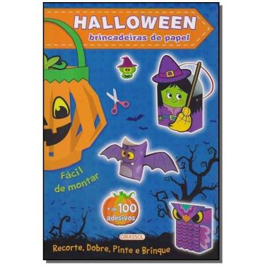 Imagem de Halloween - Brincadeiras de Papel (Capa Azul)