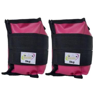 Imagem de Caneleira / Tornozeleira Profissional 5 KG - Exercise Sports, Rosa