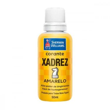 Imagem de Corante Xadrez Amarelo    50 Ml - Kit C/12 PC - globo / xadrez