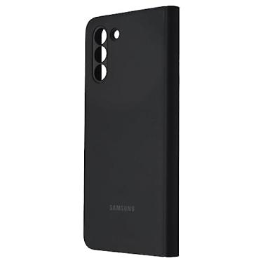 Imagem de Capa para Samsung Galaxy S21+, capa flip S-View - preta (versão americana)