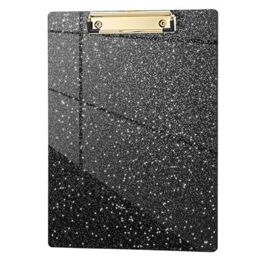 Imagem de Hongri Prancheta De Plástico Acrílico Com Glitter, Tamanho A4, 8,5 X 11 Pol., Para Sala De Aula, Professores, Mulheres. Prancheta Fofa Com Confetes, Material De Escritório, Material Escolar.