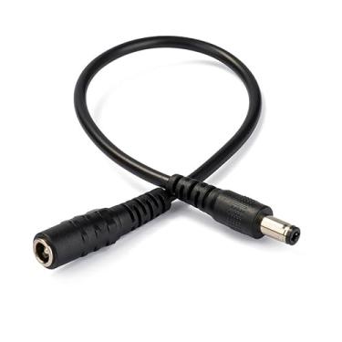 Imagem de SHANFEILU Cabo de extensão de alimentação CC 5,5 mm x 2,1 mm macho para 5,5 mm x 2,5 mm fêmea 12V 22AWG DC 5521 macho para fêmea 5525 adaptador para laptop câmera solar roteador projetor LED 30