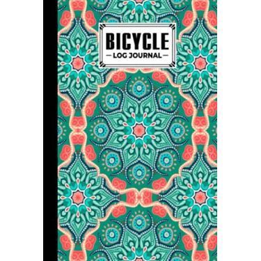 Imagem de Bicycle Log Journal: Premium Mandalas Cover Bicycle Log Journal, Training Notebook For Cyclists & Cycling Enthusiasts, 120 Pages, Size 6" x 9" | by Ruth Richter