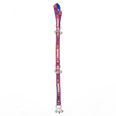 Imagem de NFL Buffalo Bills Sinos de treinamento doméstico campainhas para cães com 8 sinos de treinamento para cães Housebreaking Doggie NFL DOORBELLS Sinos de treinamento para animais de estimação Sinos de