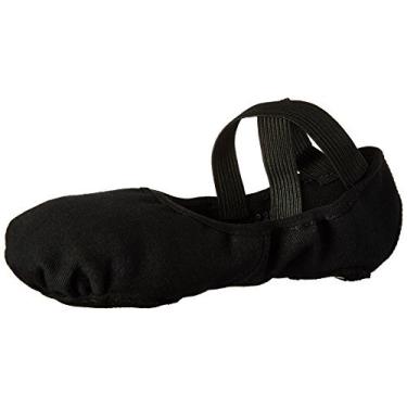 Imagem de Bloch Dance Infinity Sapatilha feminina de lona elástica, Preto, 36