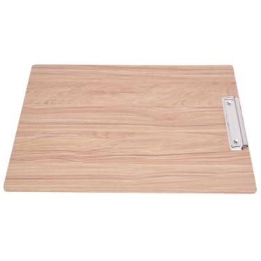 Imagem de Prancheta de Desenho de Madeira 8K Com Clipe de Metal, Superfície Plana e Lisa, Alta Resistência, Leve, Ideal para Esboçar, Escrever, Desenhar