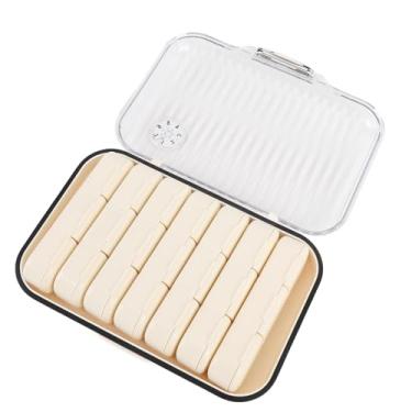 Imagem de Recipiente Semanal de Medicamentos de Viagem, Plástico à Prova de água de Grande Capacidade, Organizador de Medicamentos de 7 Dias, Recipiente Portátil para Vitaminas, óleo de