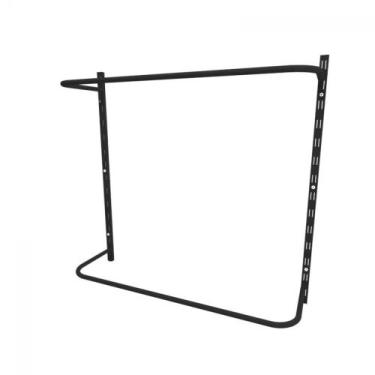 Imagem de Arara de roupas para loja quarto closet 4 peças regulável 100x100 cm c