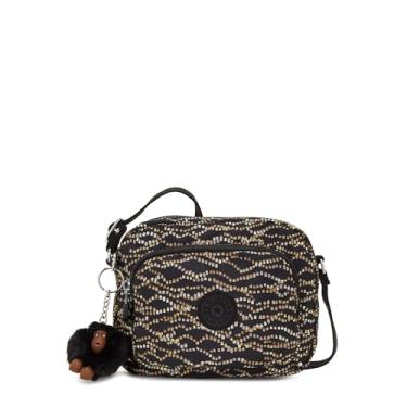 Imagem de Kipling Bolsa tiracolo estampada Hubei, Disco Glam, 7.75''L x 6''H x 3.25''D