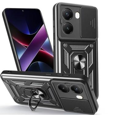 Imagem de Capa Case Capinha Anti Impacto Ring Premium Luxo Xiaomi Poco x7 5g/Poco X7 pro 5G (PRETO LUXO, POCO X7 PRO 5G)