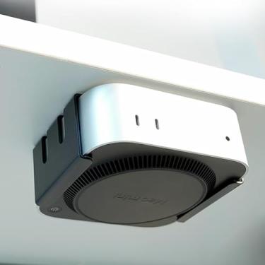 Imagem de Bylitco Suporte de metal para Mac Mini M4/M4 Pro 2024, embaixo da mesa ou atrás do monitor