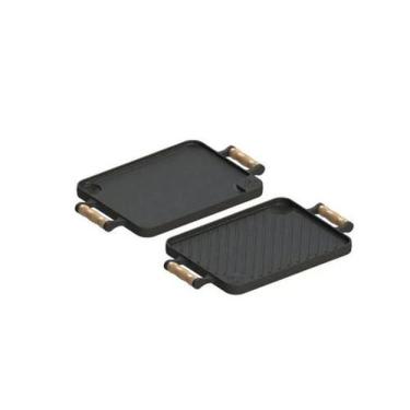 Imagem de Bifeteira Chapa Dupla Face Em Ferro Fundido 23x28 Cm - Libaneza