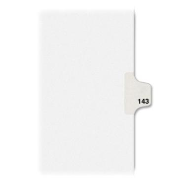 Imagem de Divisórias de exibição legais individuais Avery, aba lateral, 21 x 28 cm, conjunto com 25 unidades., Estilo 143, Branco