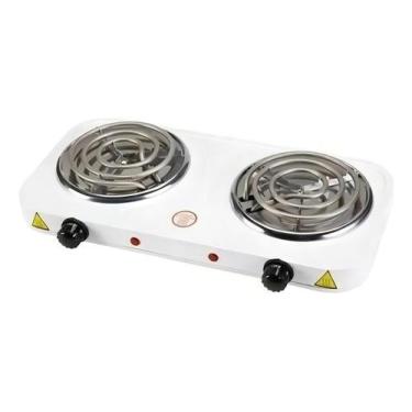 Imagem de Fogão Cooktop Elétrica Relinx 2 Bocas Branco 110v, Branco, 220V